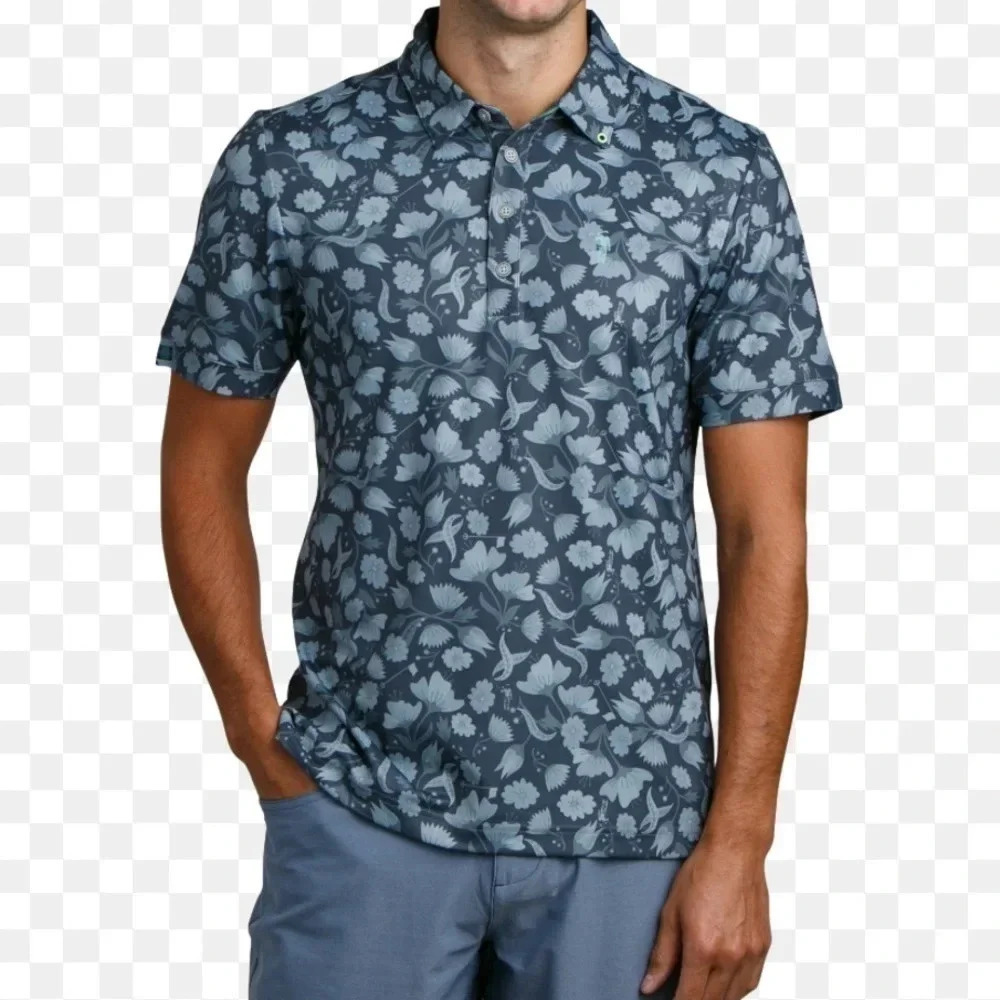 WILLIAM MURRAY In Bloom golf polo size medium